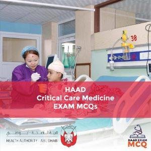 HAAD Critical Care Medicine Exam MCQs