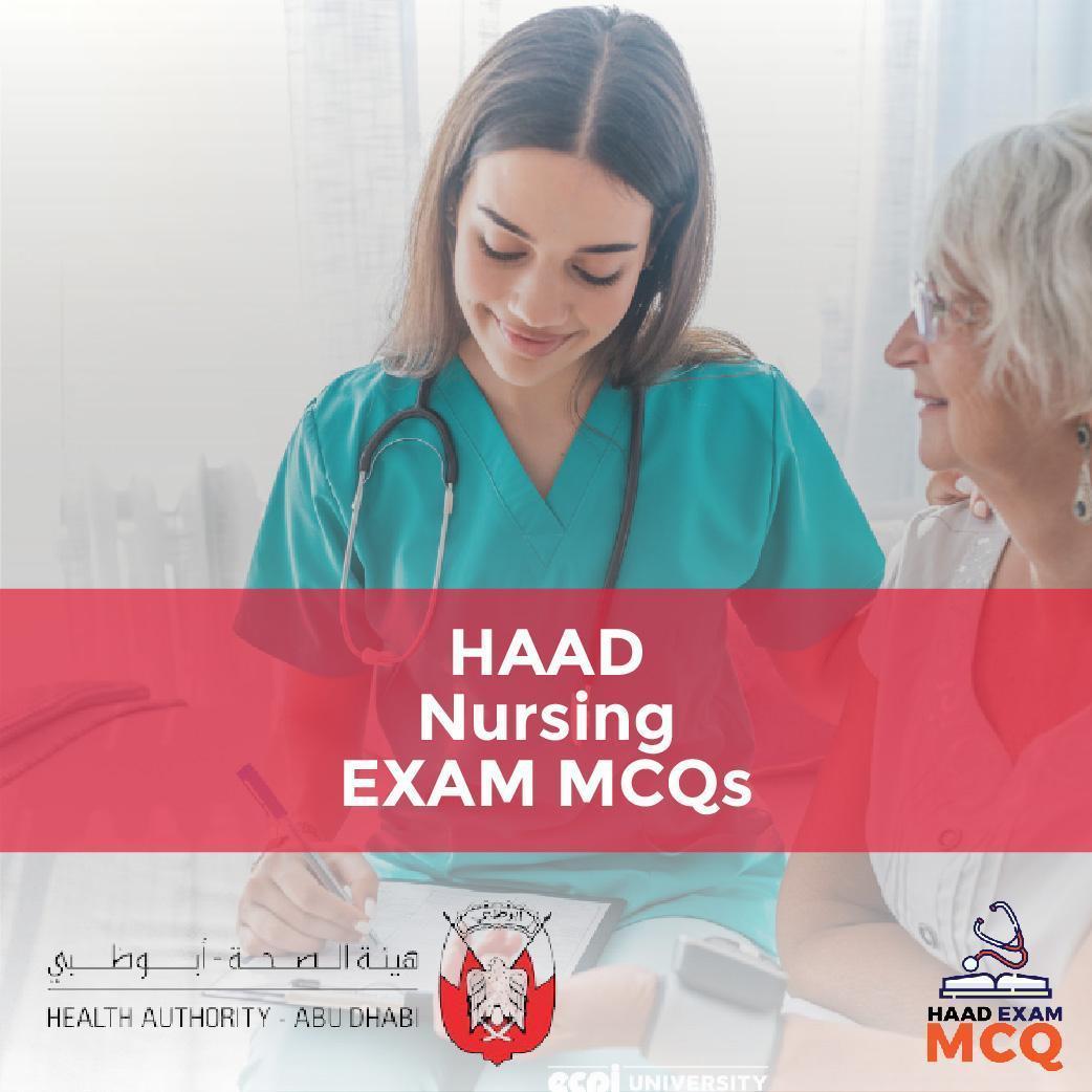 HAAD Nursing EXAM MCQs