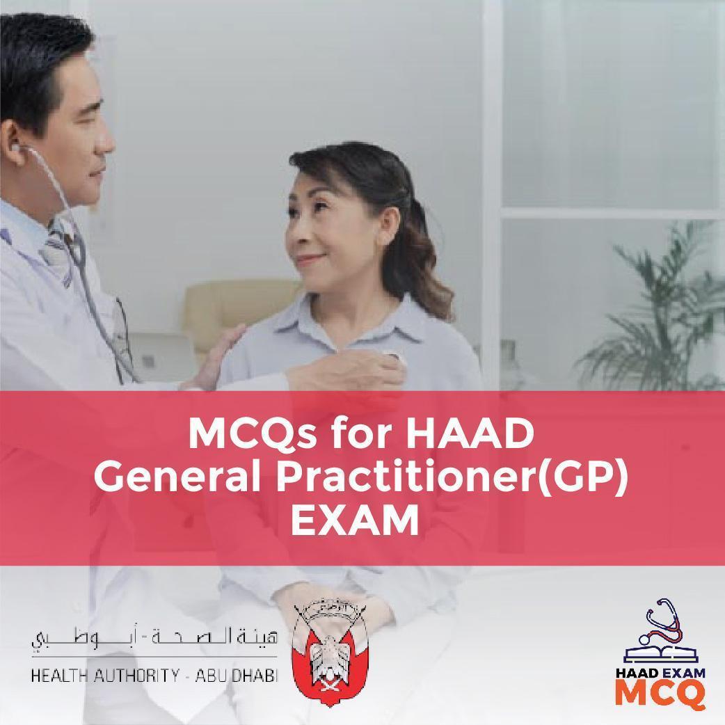 MCQS For HAAD General Practitioner(GP) Exam