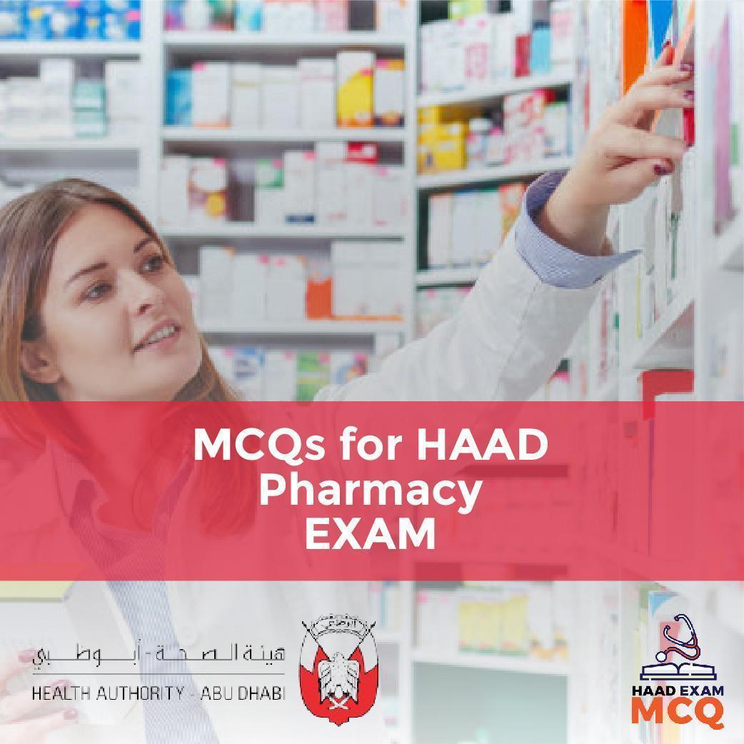 MCQs for HAAD Pharmacy EXAM