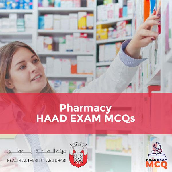 Pharmacy HAAD Exam MCQs