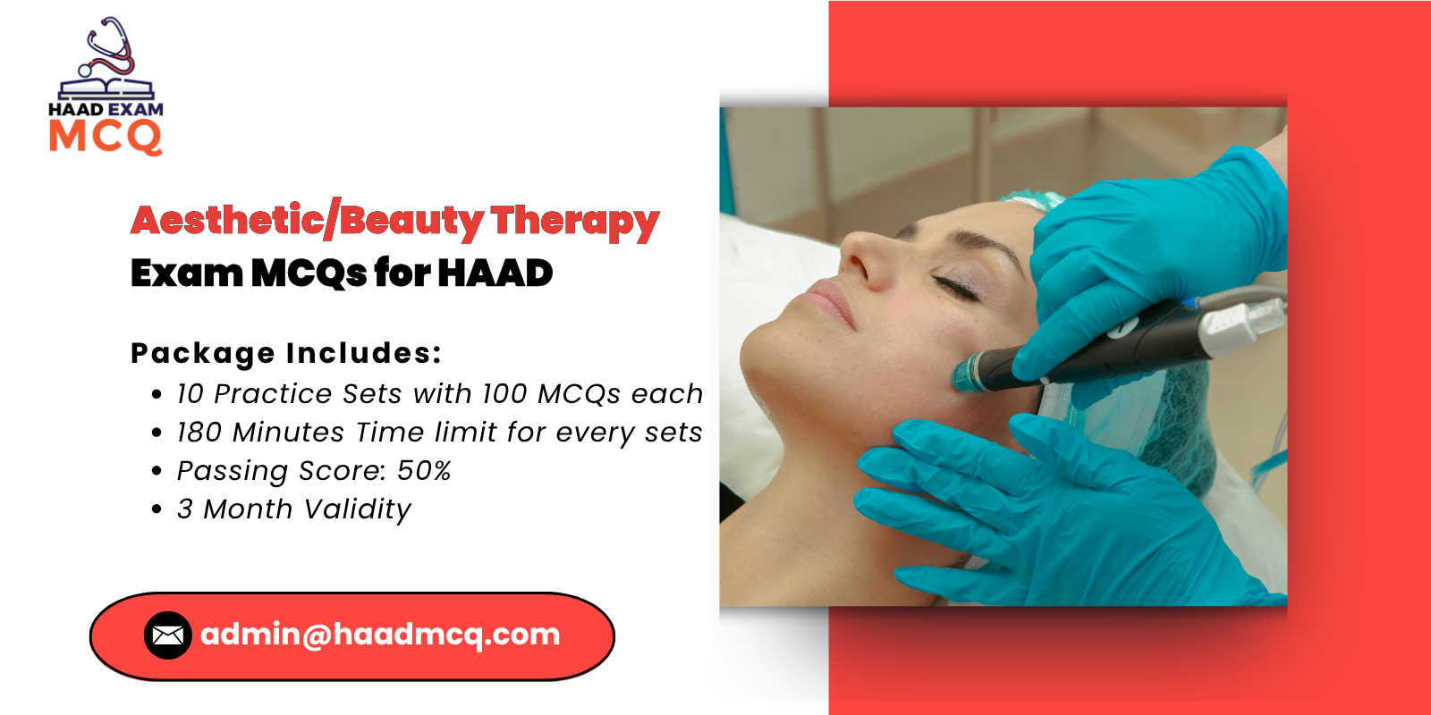 Aesthetic_Beauty Therapy Exam MCQs for HAAD