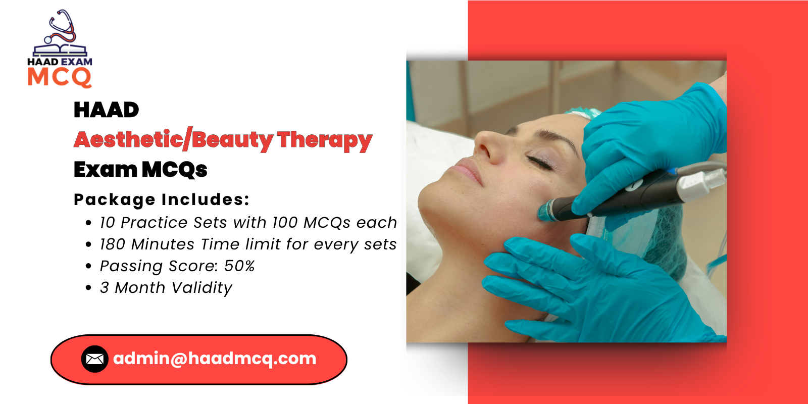HAAD Aesthetic_Beauty Therapy Exam MCQs