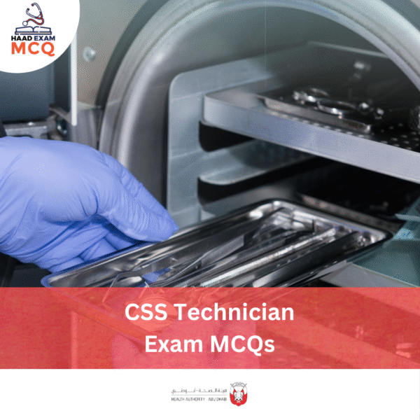 HAAD CSS Technician Exam MCQs