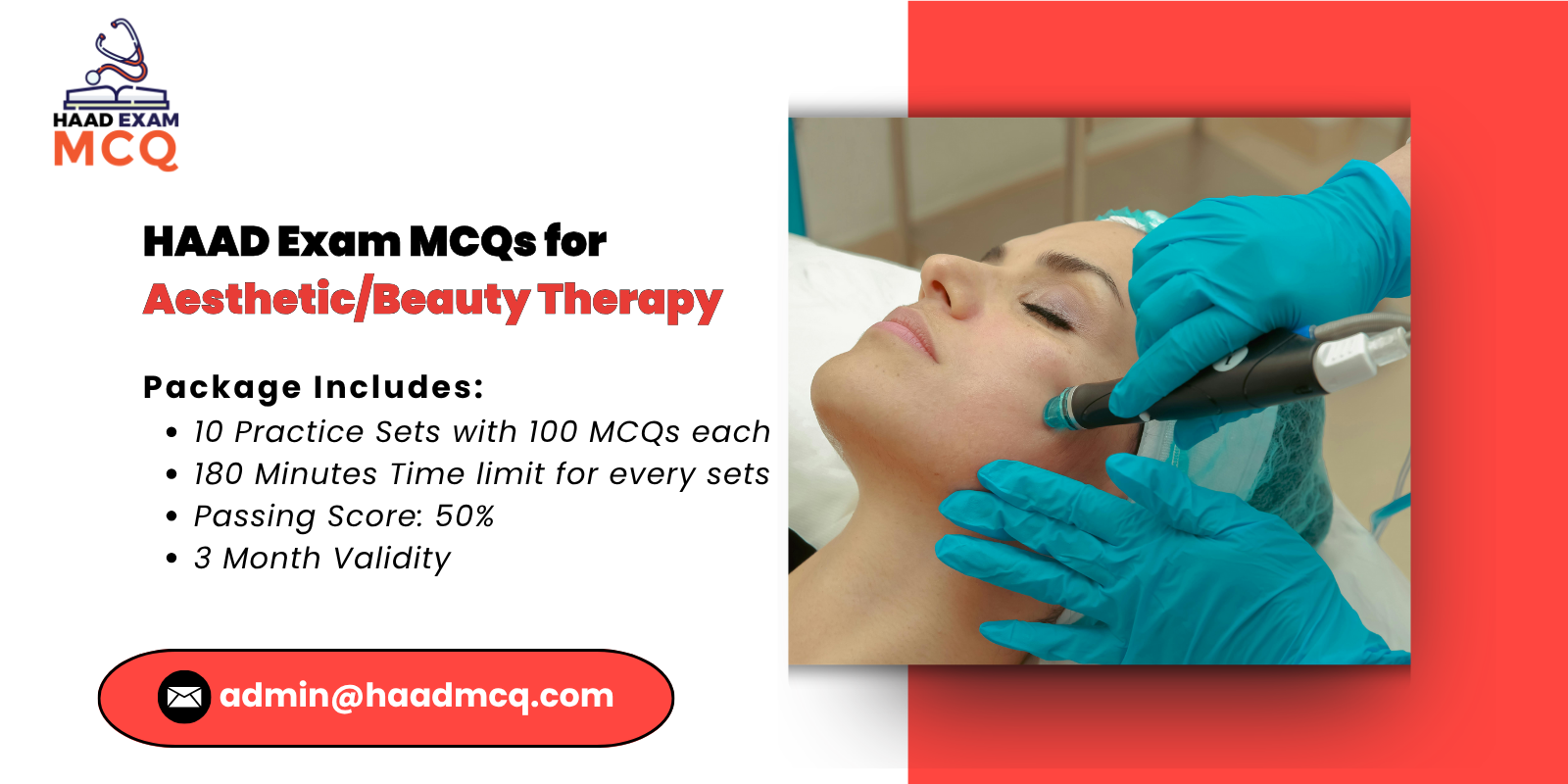HAAD Exam MCQs for Aesthetic_Beauty Therapy