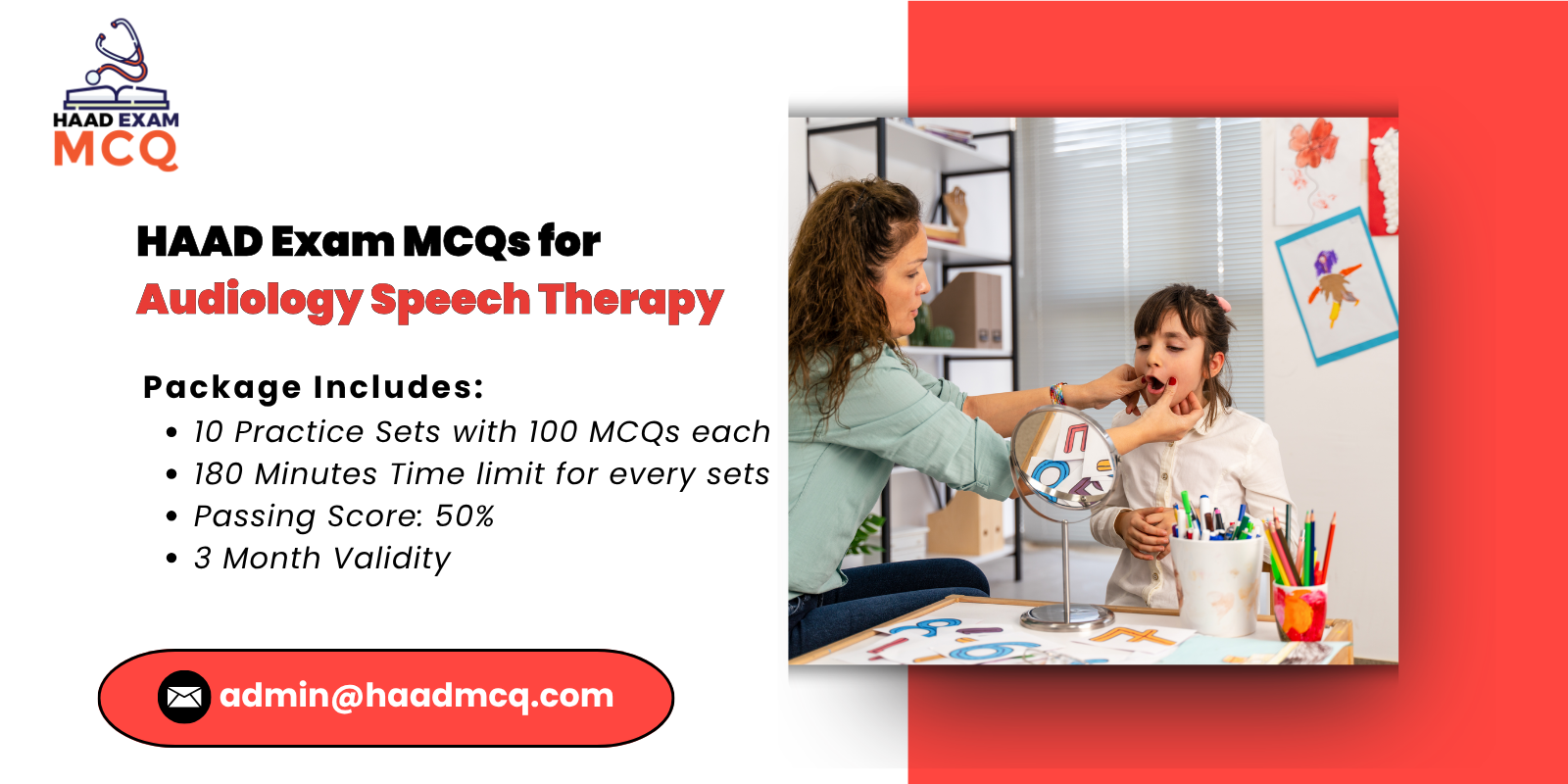 HAAD Exam MCQs for Audiology & Speech Therapy
