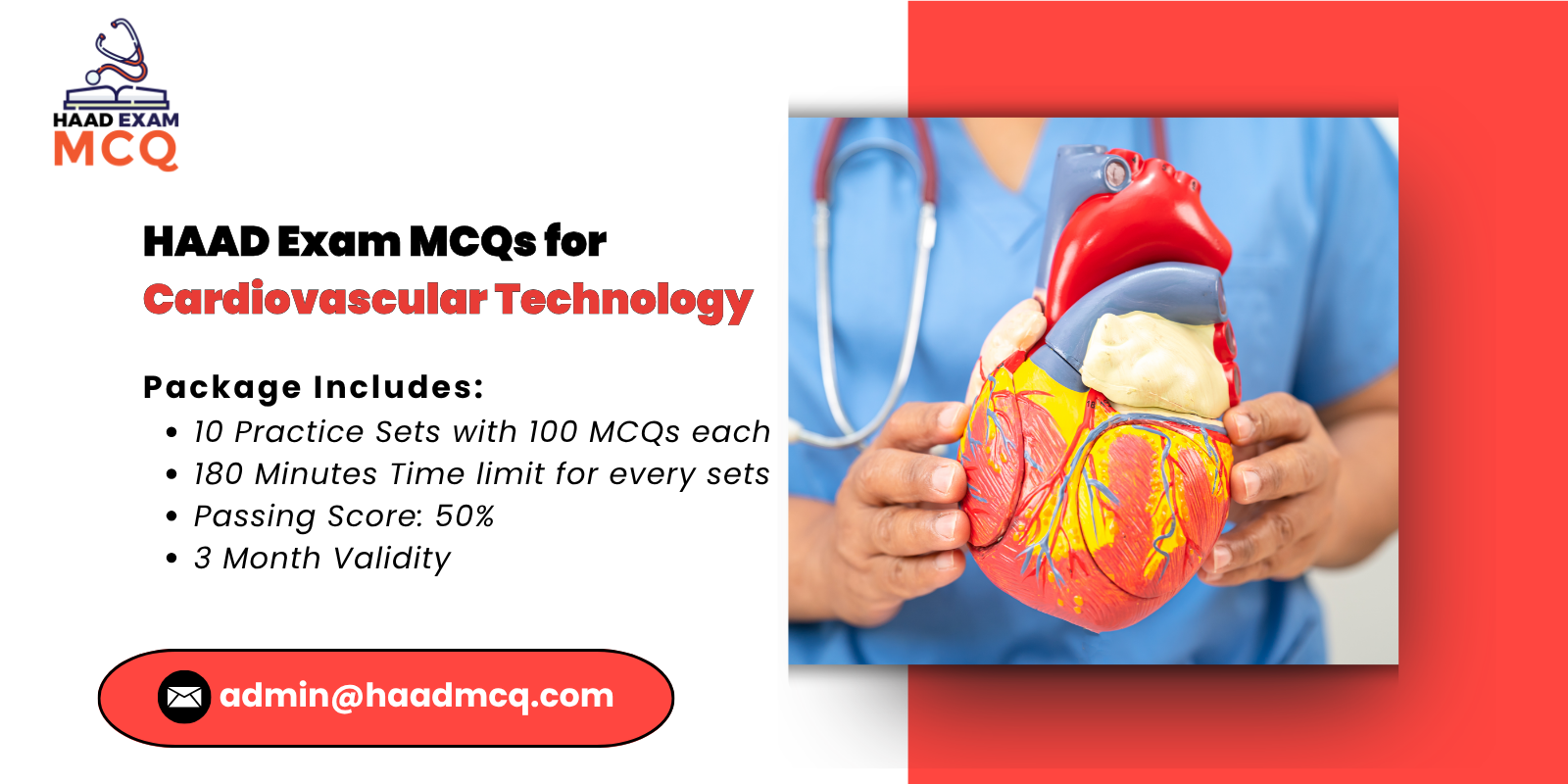 HAAD Exam MCQs for cardiovascular technology