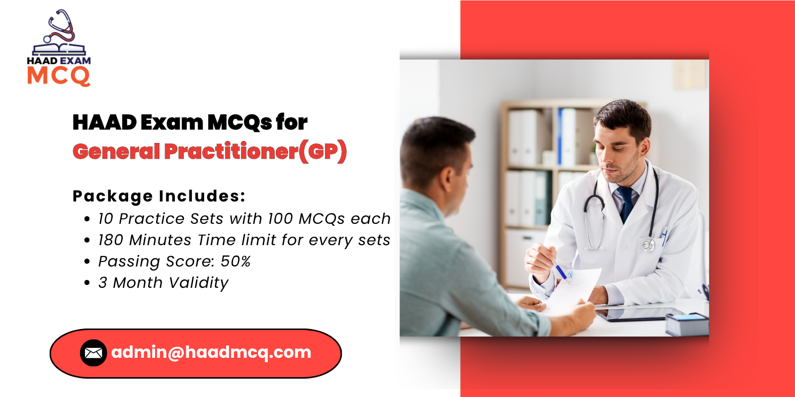 HAAD Exam MCQs for General Practitioner (GP)