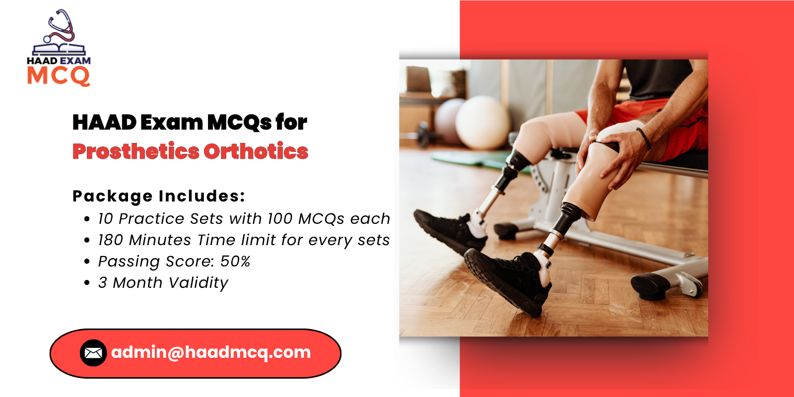 HAAD Exam MCQs for Prosthetics & Orthotics