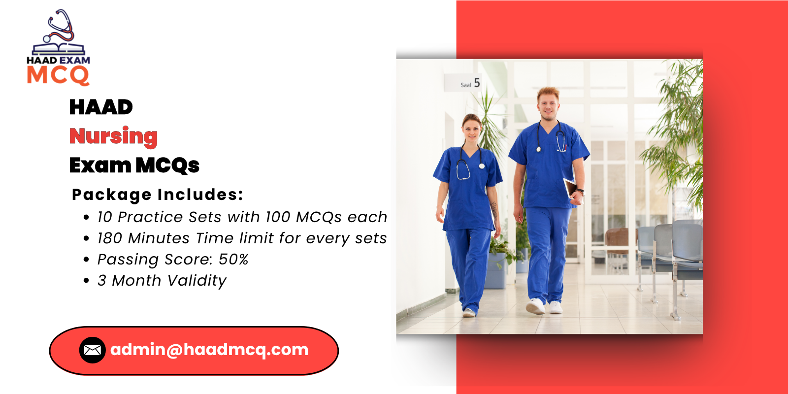 HAAD Nursing Exam MCQs
