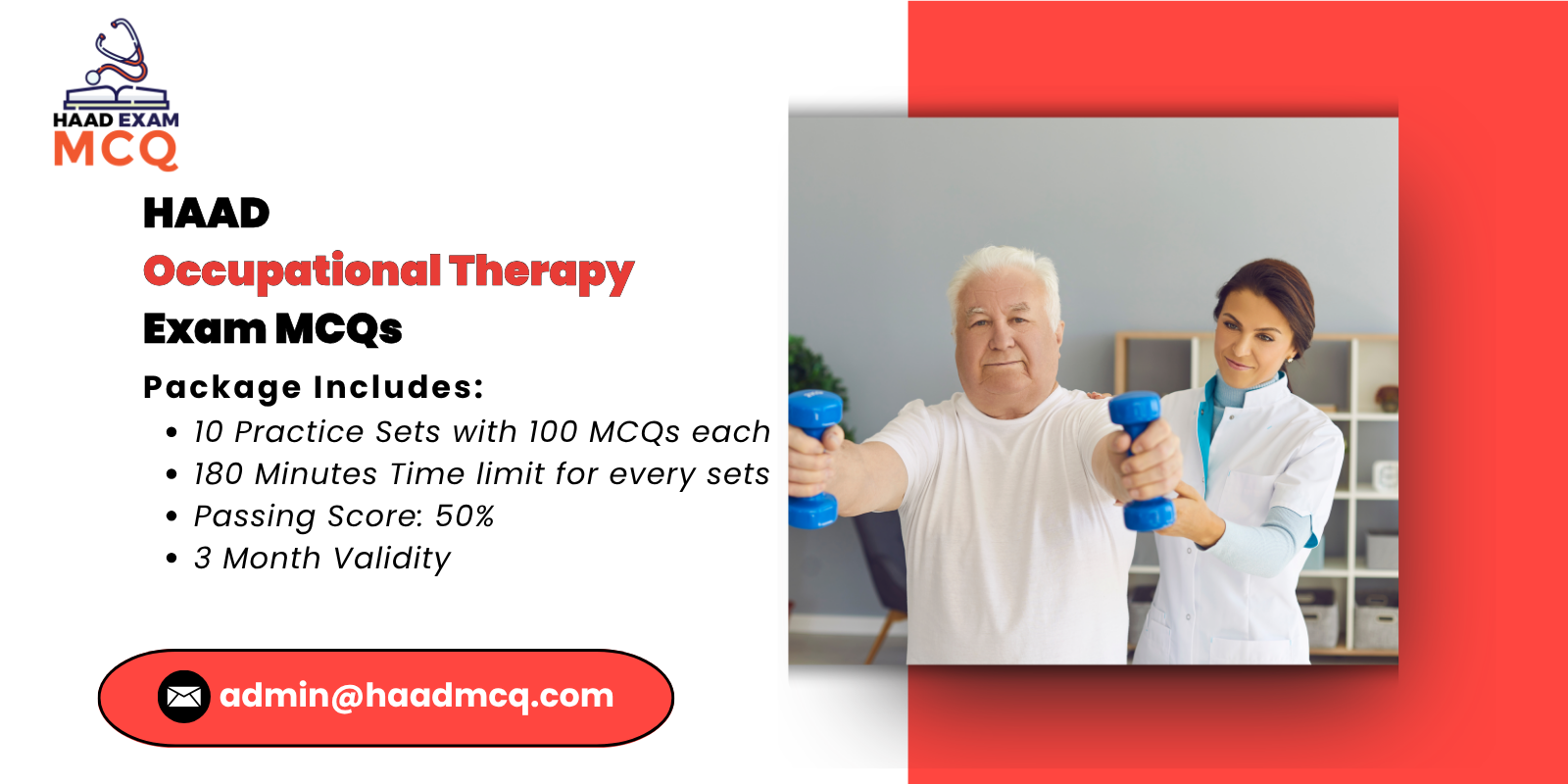 HAAD Occupational Therapy Exam MCQs
