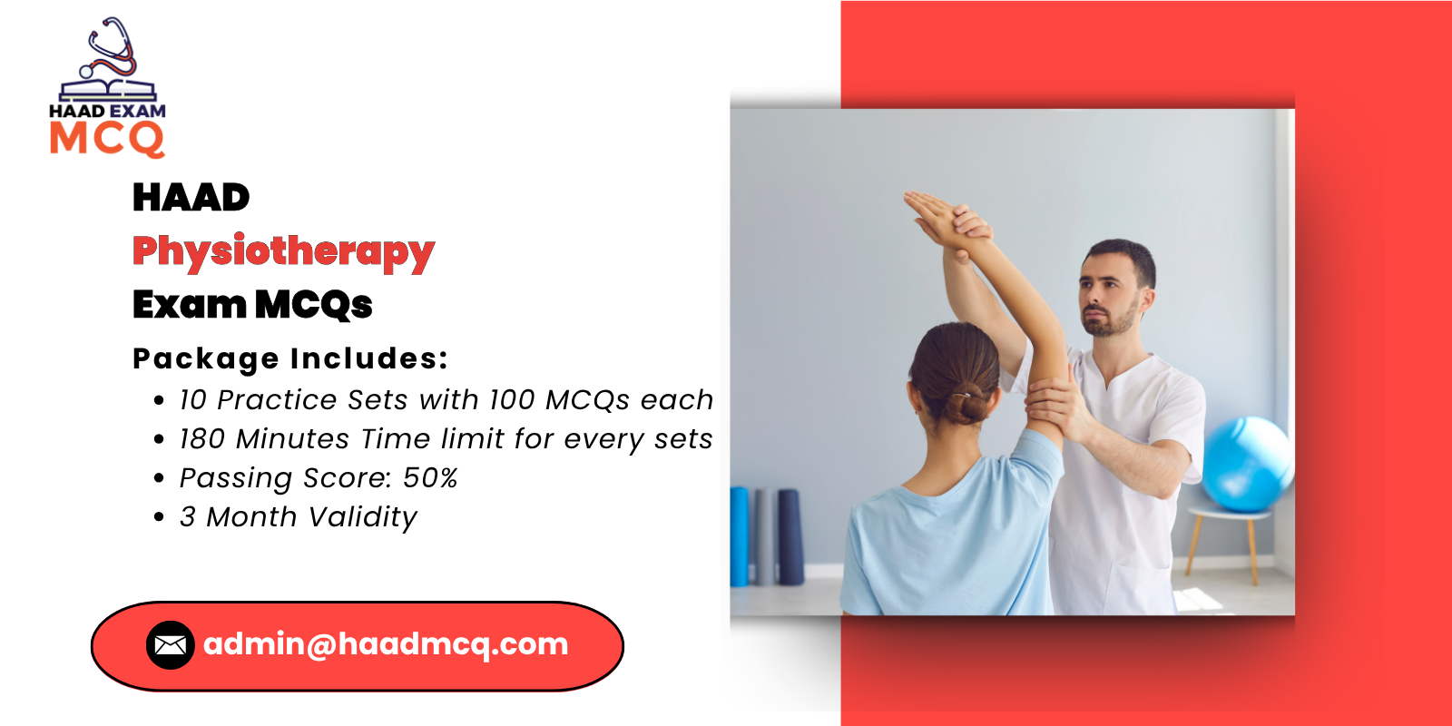 HAAD Physiotherapy Exam MCQs