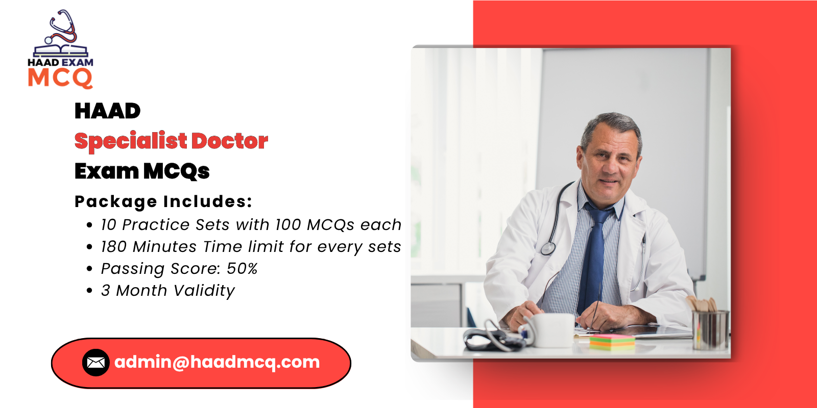 HAAD Specialist Doctors Exam MCQs