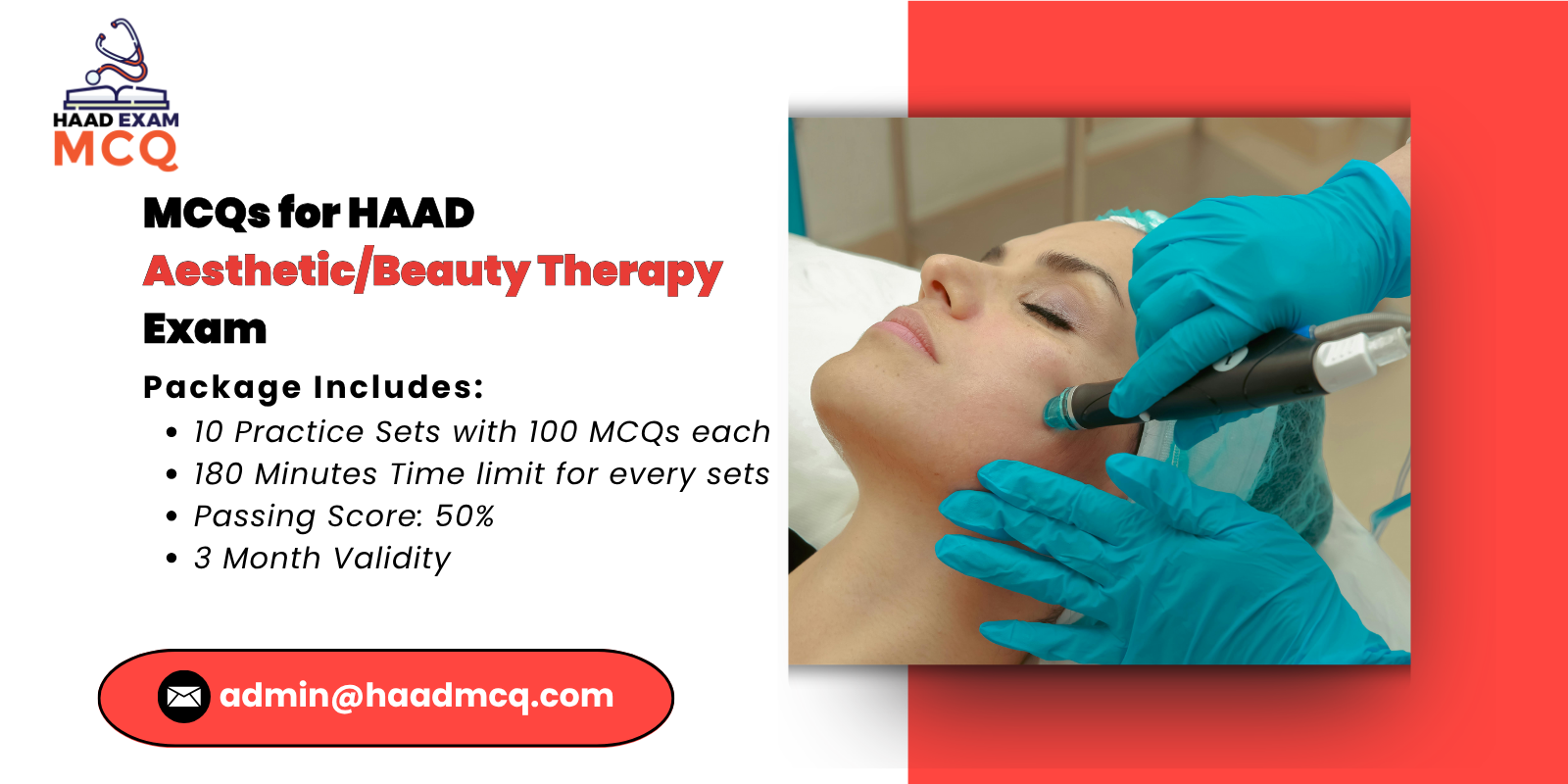 MCQs for HAAD Aesthetic_Beauty Therapy Exam