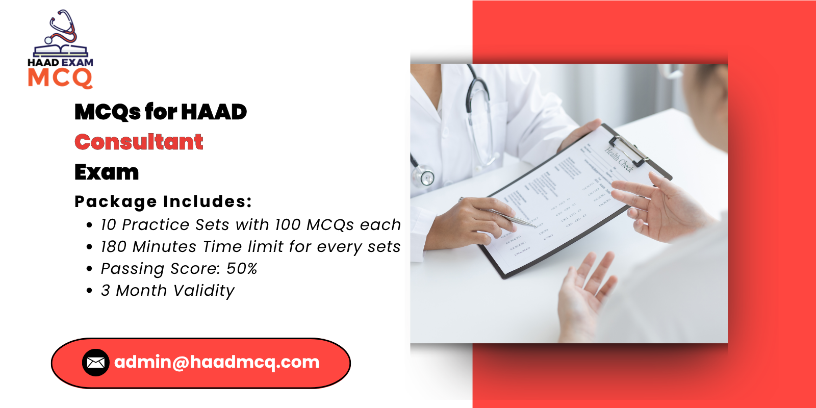 MCQs for HAAD Consultant Exam
