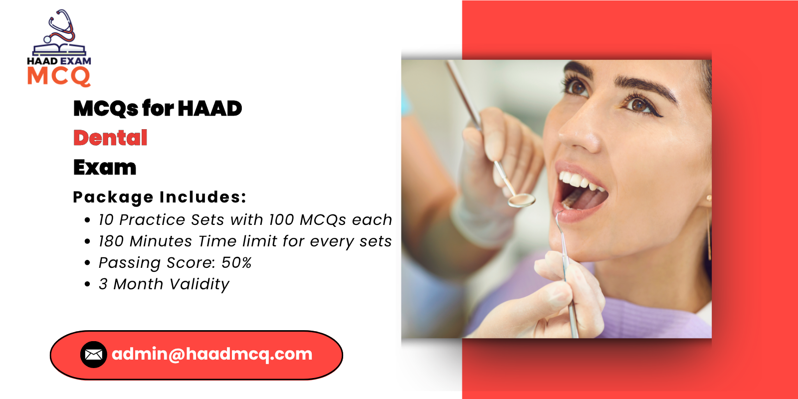MCQs for HAAD Dental Exam
