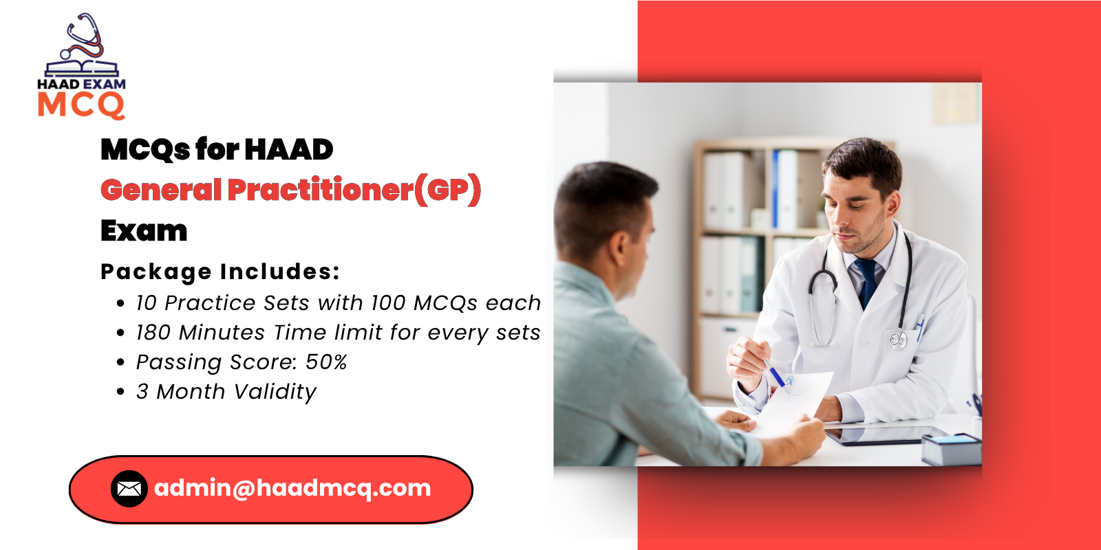 MCQs for HAAD General Practitioner (GP) Exam