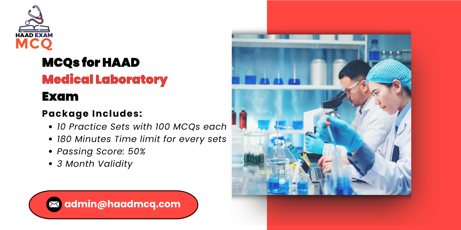 MCQs for HAAD medical laboratory Exam 