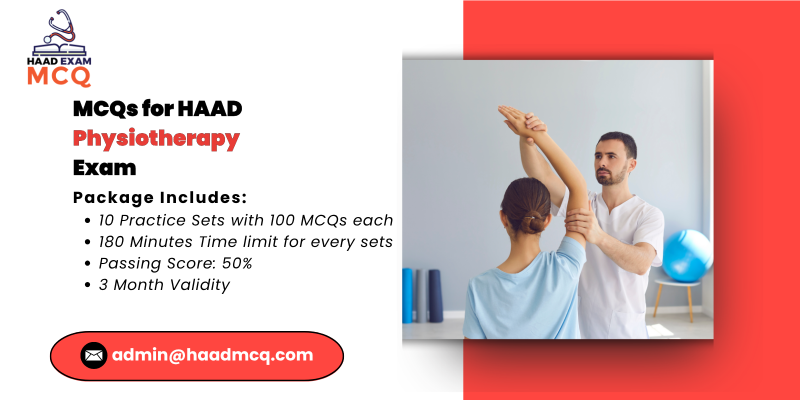 MCQS for HAAD Physiotherapy Exam