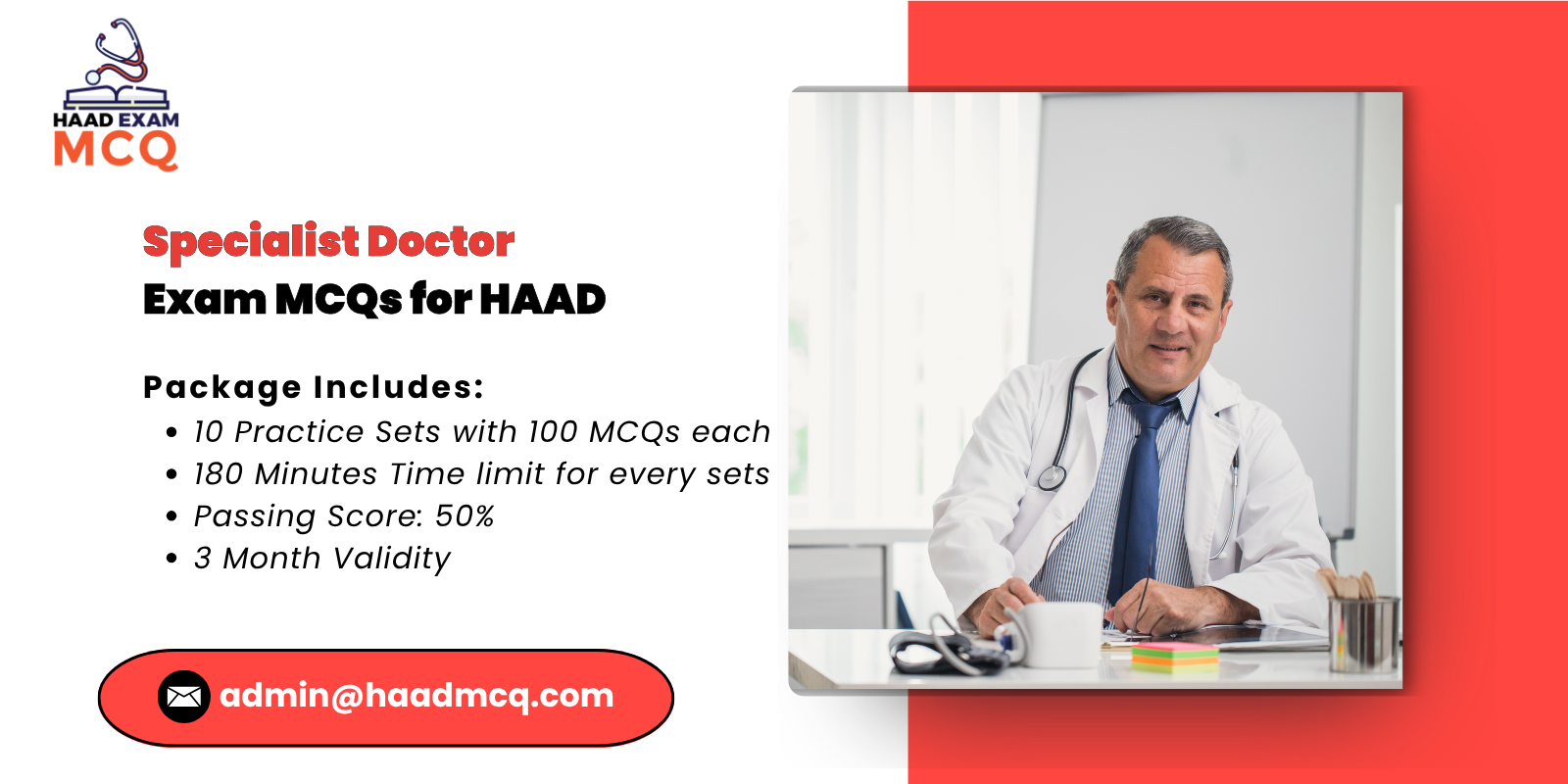 Specialist Doctor Exam MCQs for HAAD
