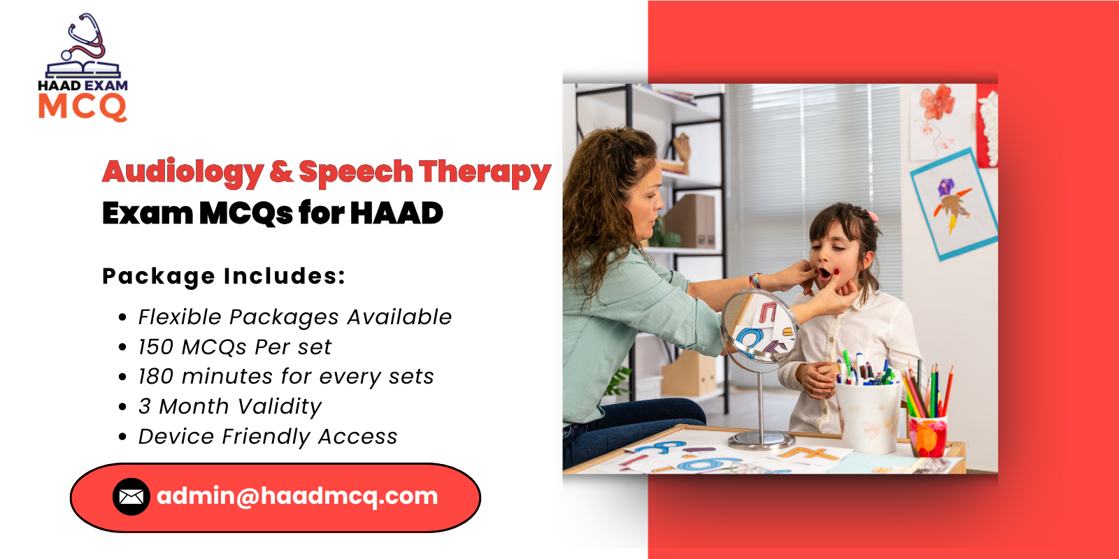 Audiology Speech Therapy Exam MCQs for HAAD