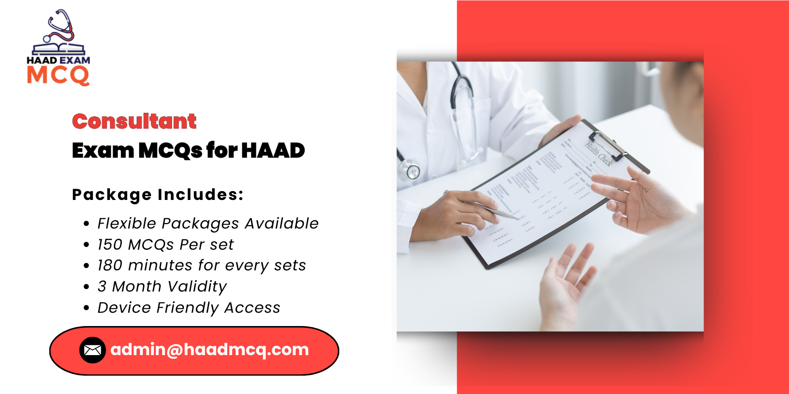 Consultant Exam MCQs for HAAD