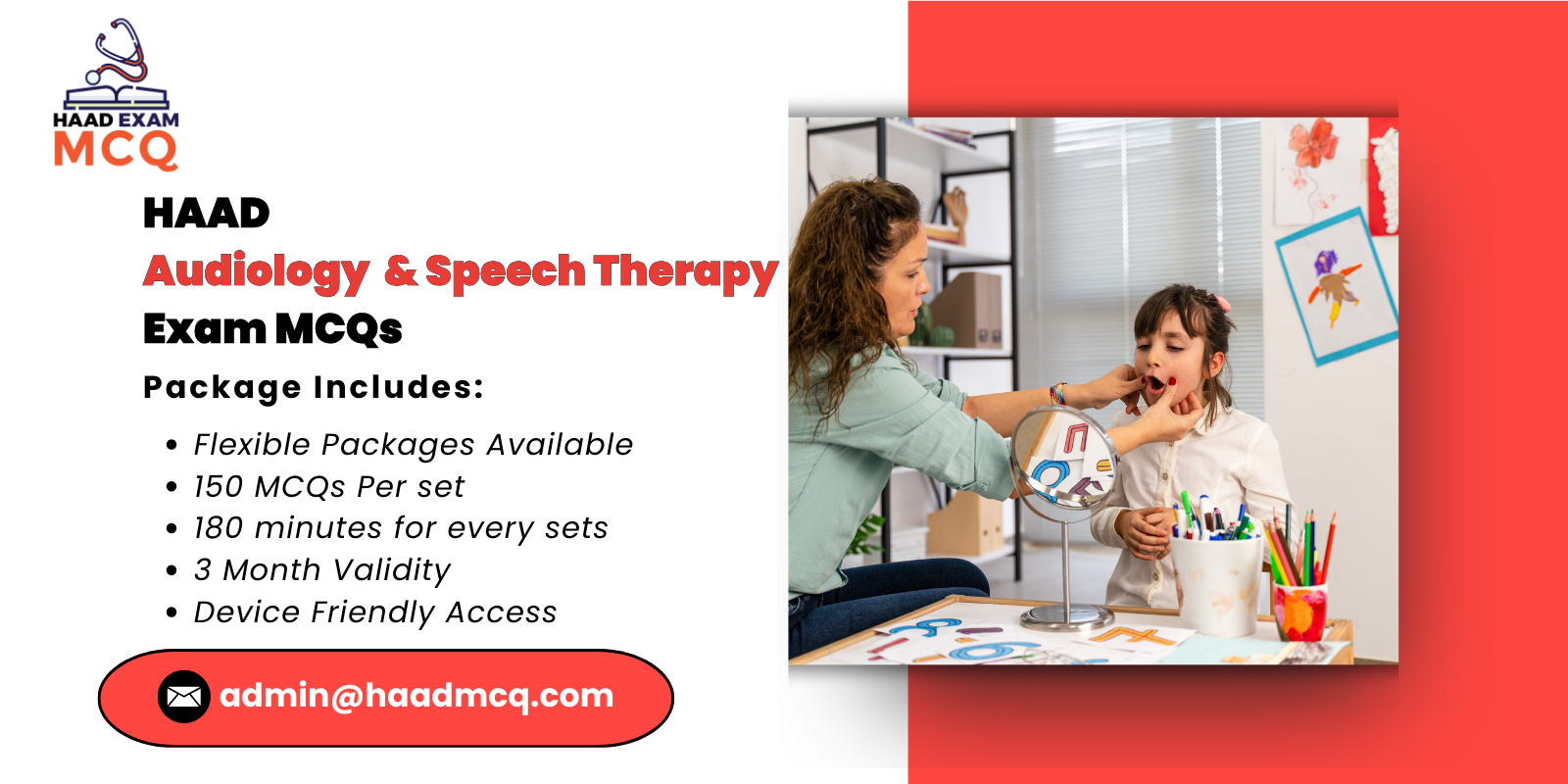 HAAD Audiology & Speech Therapy Exam MCQs