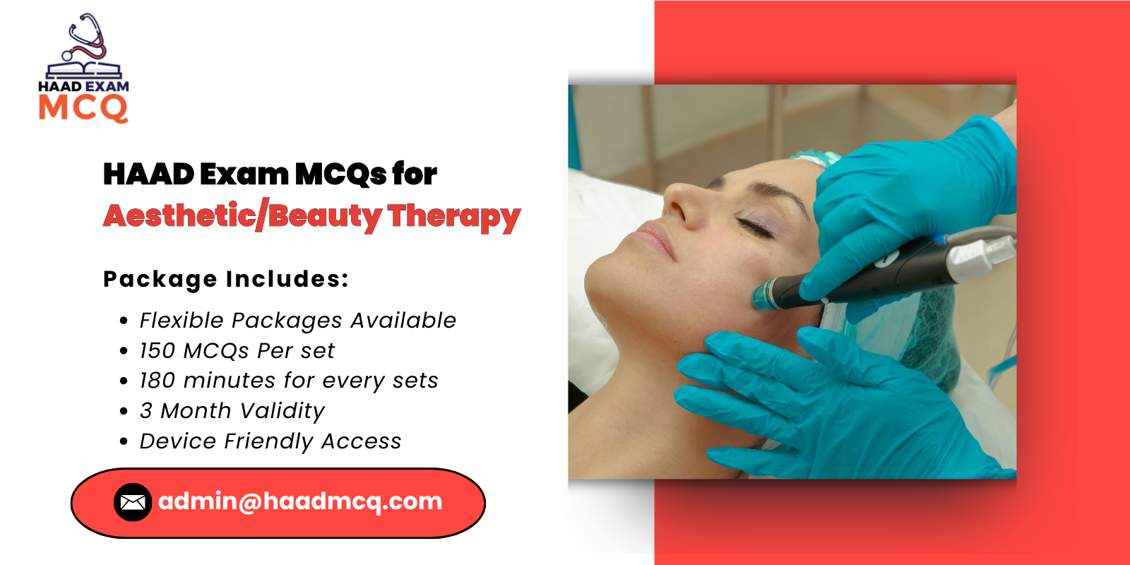 HAAD Exam MCQs for Aesthetic/Beauty Therapy