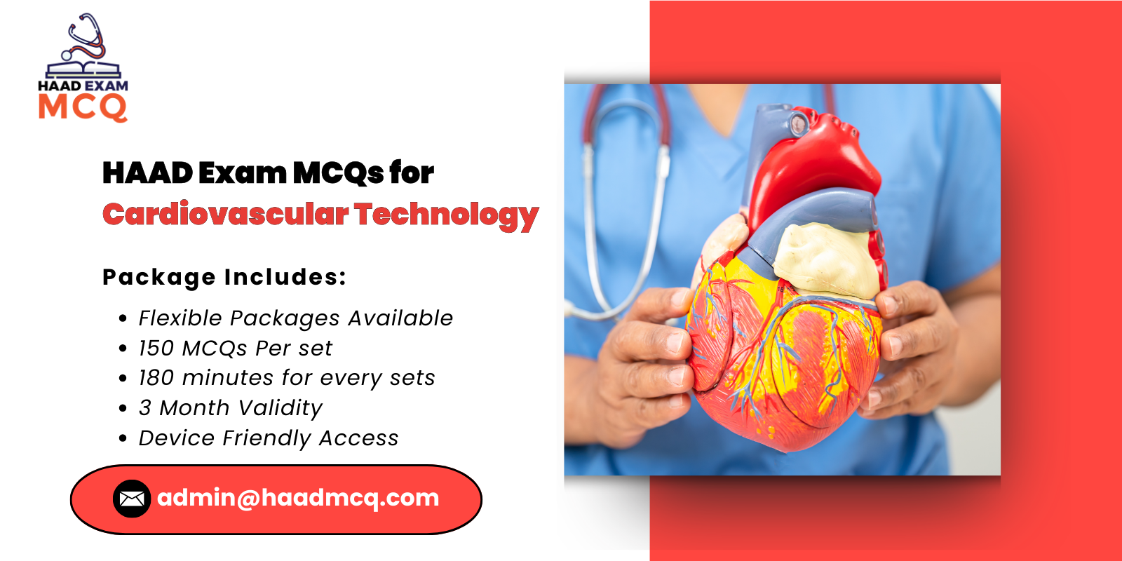 HAAD Exam MCQs for Cardiovascular Technology