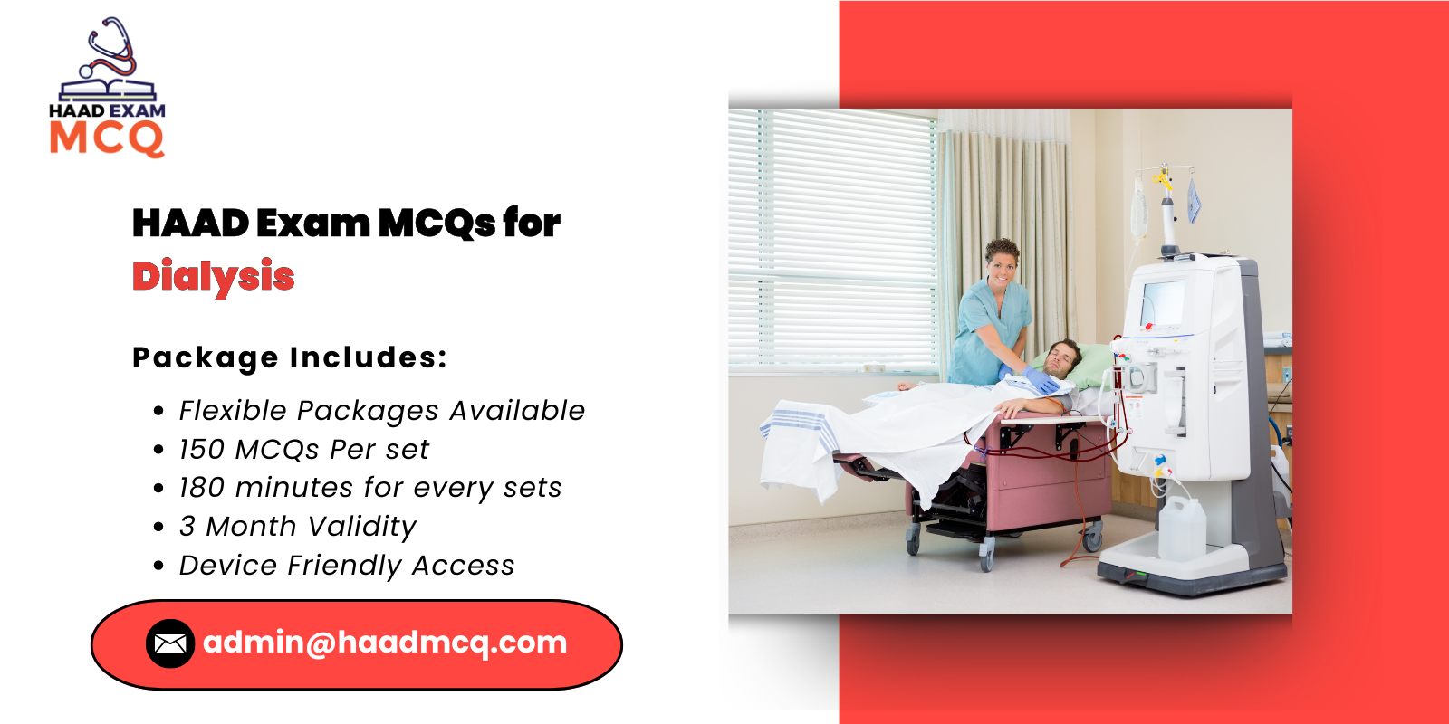 HAAD Exam MCQs for Dialysis