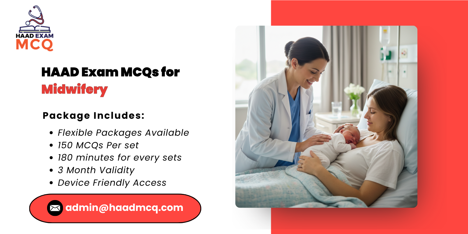 HAAD Exam MCQs for Midwifery
