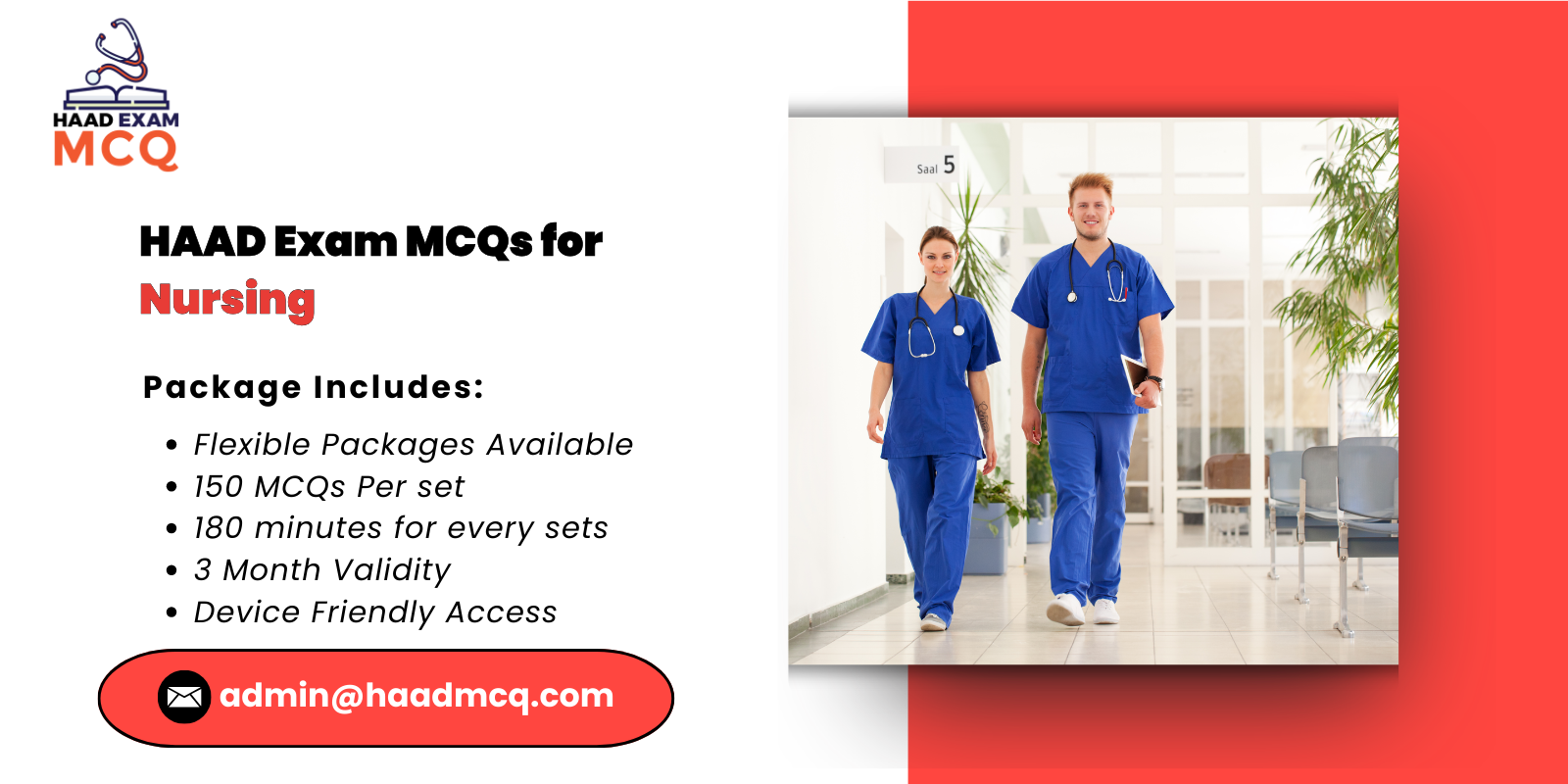 HAAD Exam MCQs for Nursing