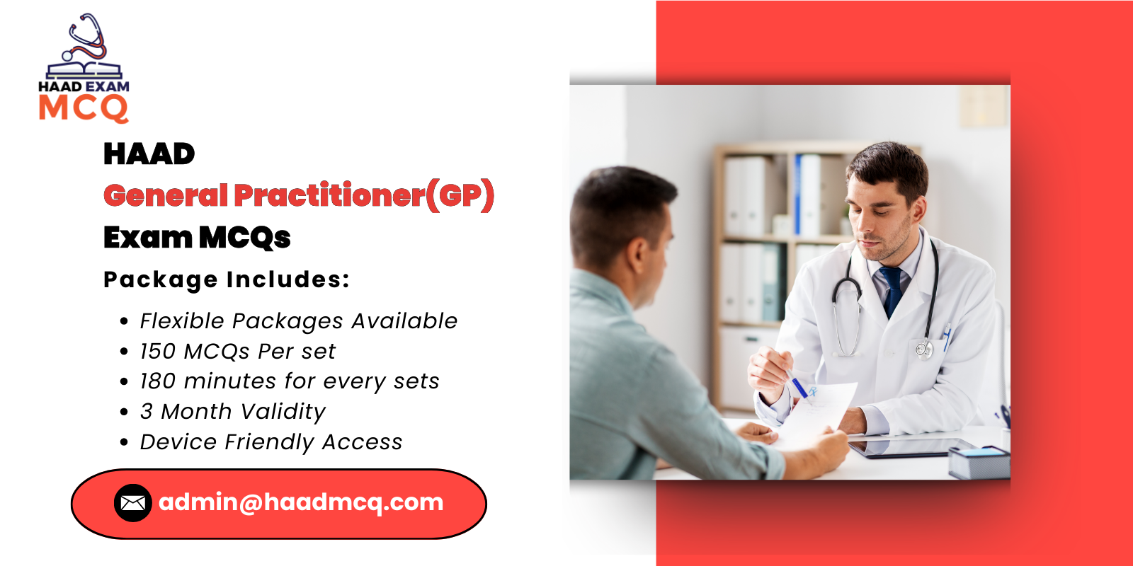 HAAD General Practitioner(GP) Exam MCQs