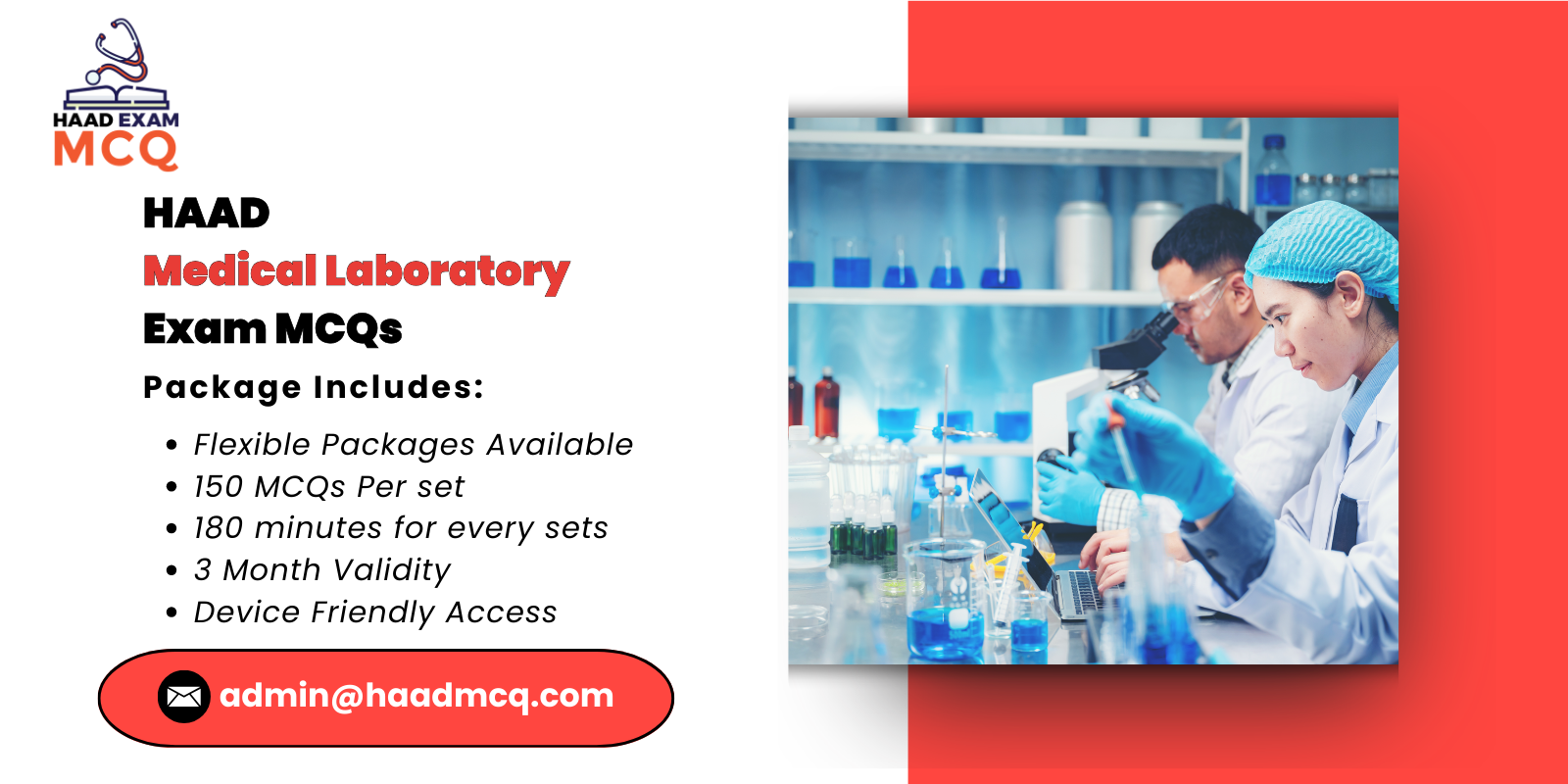 HAAD Medical Laboratory Exam MCQs