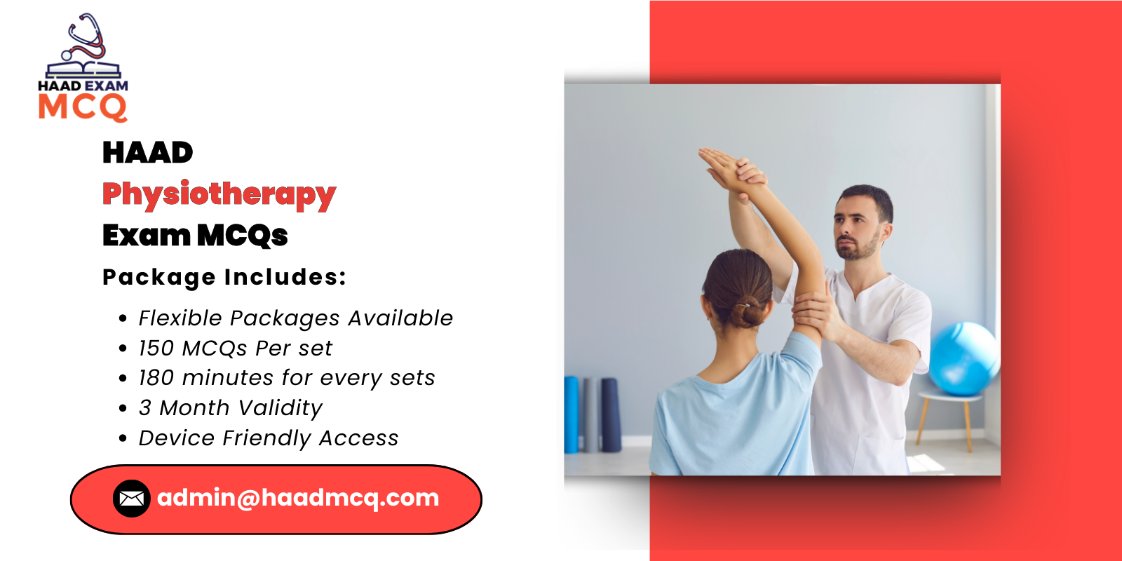 HAAD Physiotherapy Exam MCQs