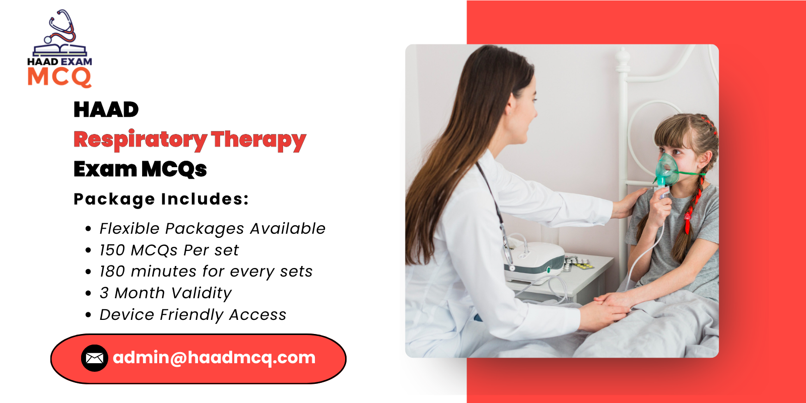 HAAD Respiratory Therapy Exam MCQs