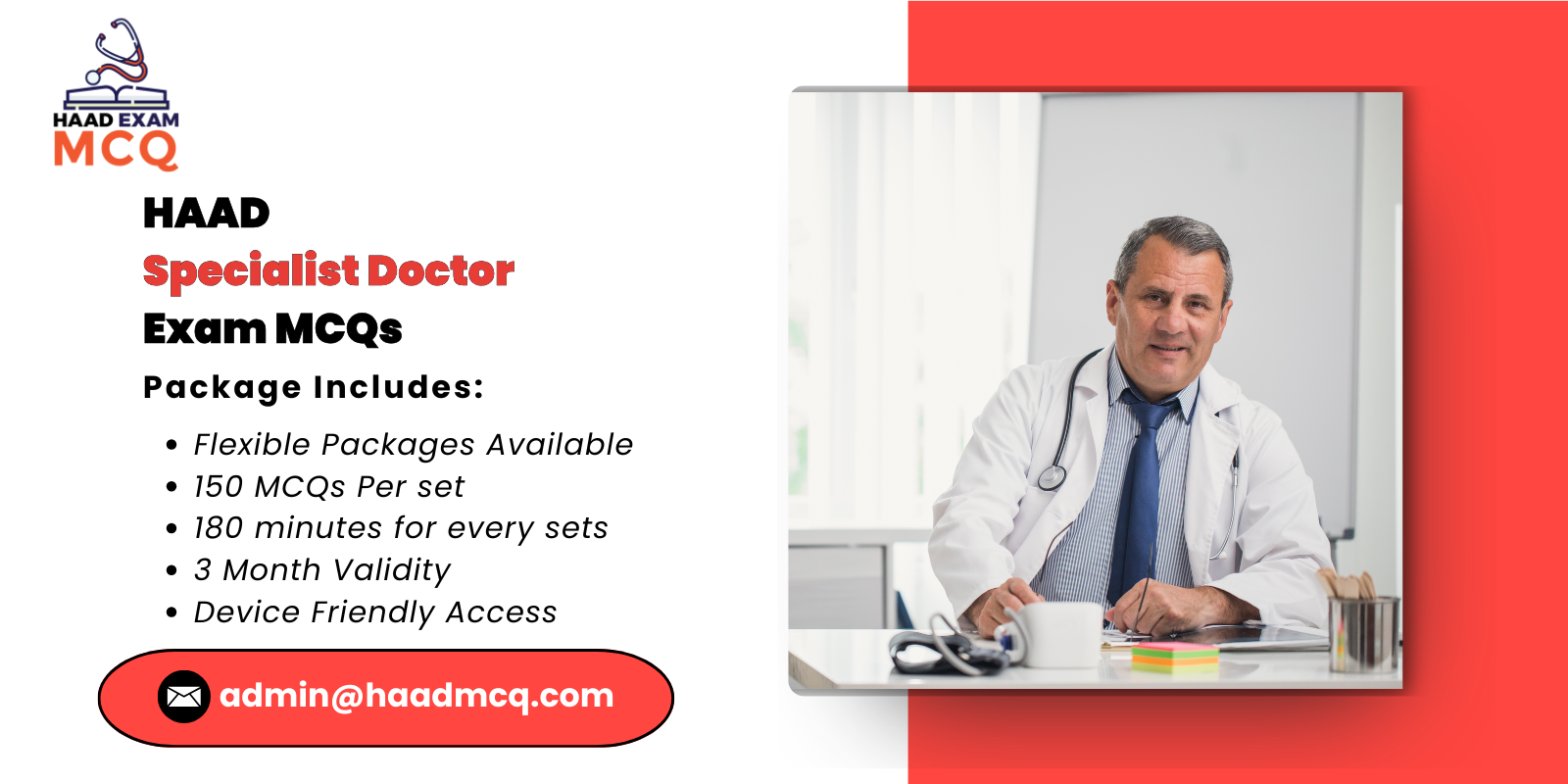 HAAD Specialist Doctor Exam MCQs