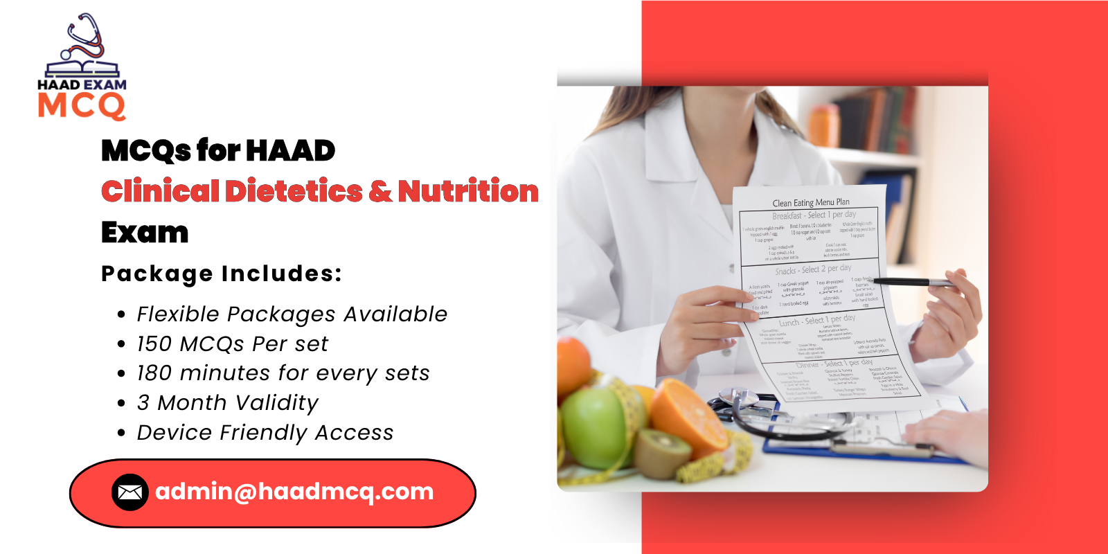 MCQs for HAAD Clinical Dietetics Nutrition Exam