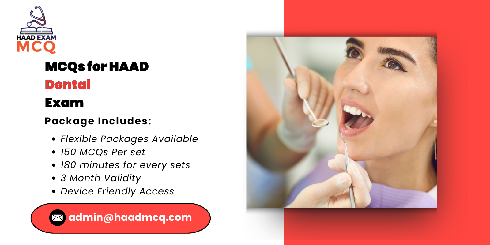 MCQs for HAAD Dental Exam