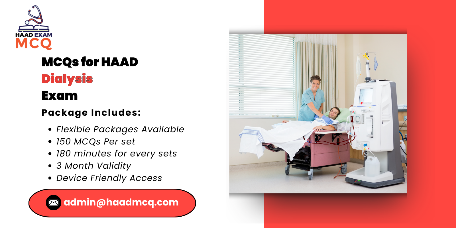 MCQs for HAAD Dialysis Exam