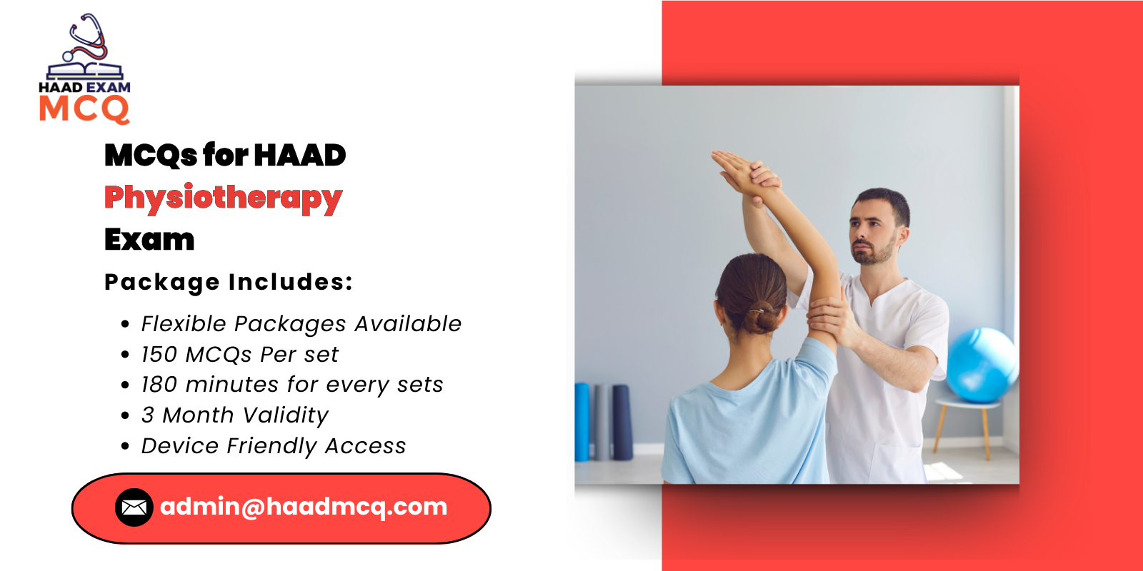 MCQs for HAAD Physiotherapy Exam