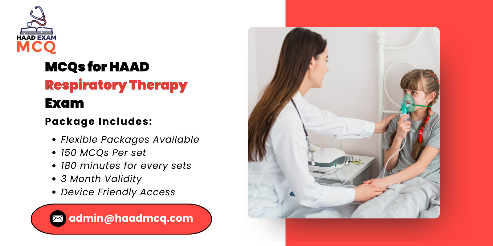 MCQs for HAAD Respiratory Therapy Exam