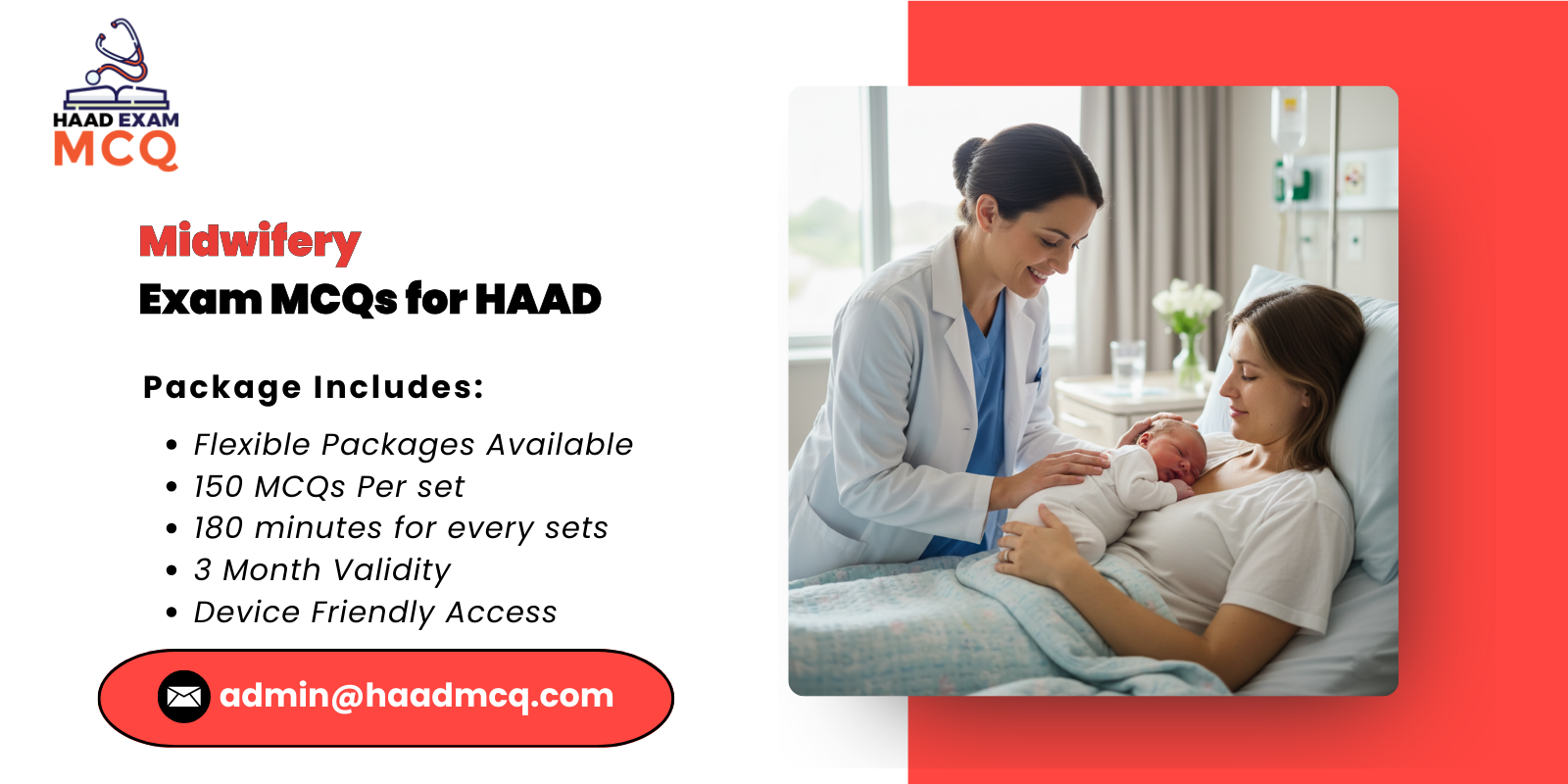 Midwifery Exam MCQs for HAAD