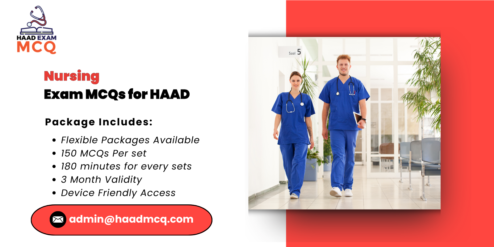 Nursing Exam MCQs for HAAD