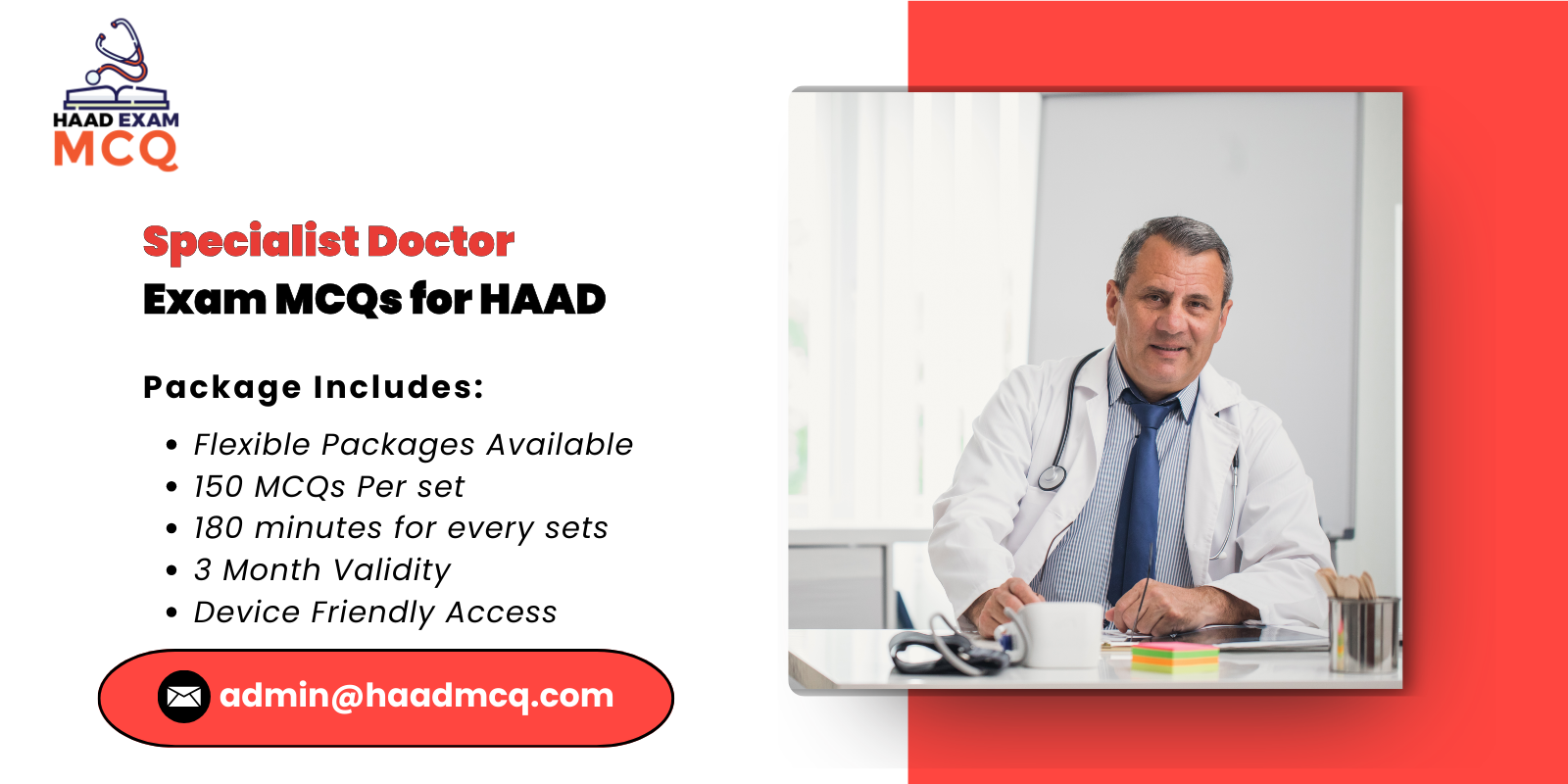 Specialist Doctor Exam MCQs for HAAD